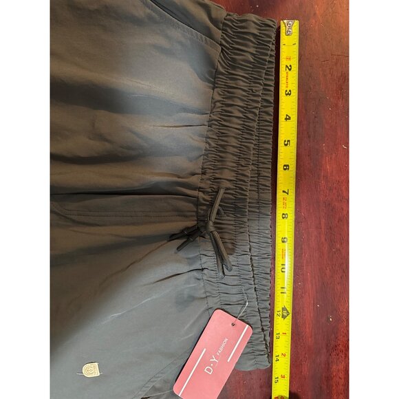 Mens Gray Lightweight Jogger Pants With Elastic Waistband & Drawstring By Bella - Picture 5 of 7